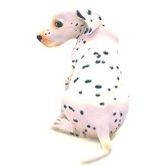 子犬の絵：ダルメシアン (Dalmatian) 