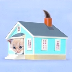 子猫の絵：ラグドールハウスっ！！