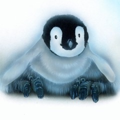ペンギンの絵／Penguin：ペンギン親子